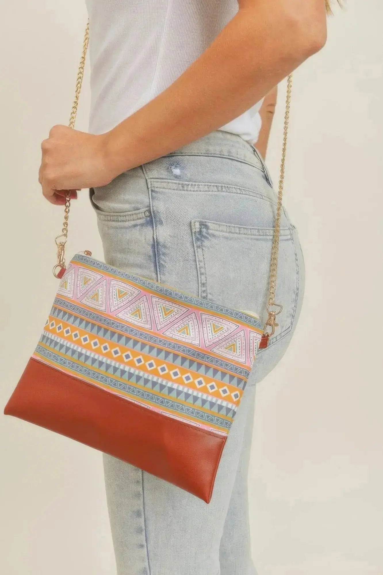 Aztec Crossbody & Wristlet Bag - Mr Lou’s Place
