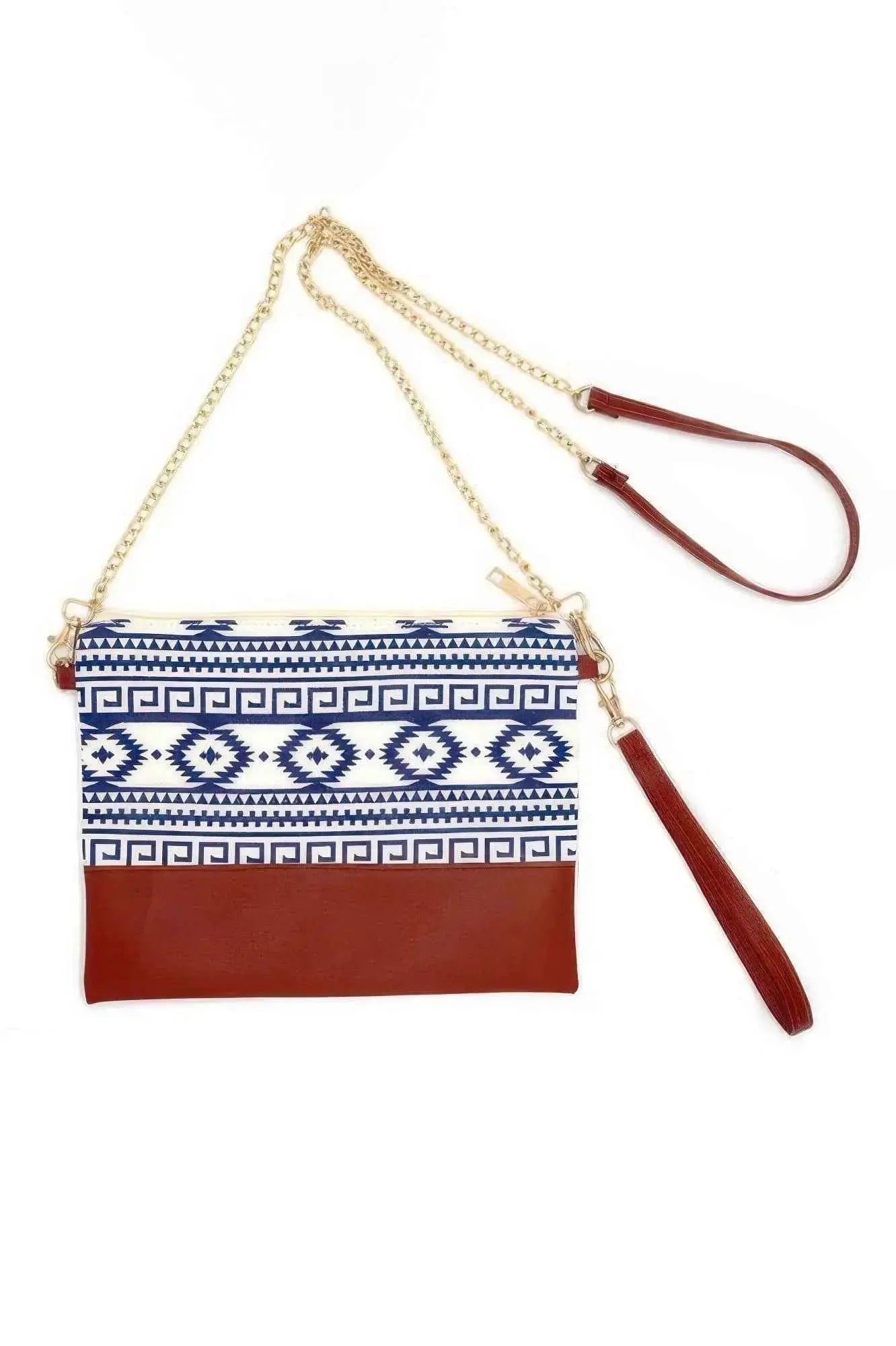 Aztec Crossbody & Wristlet Bag - Mr Lou’s Place