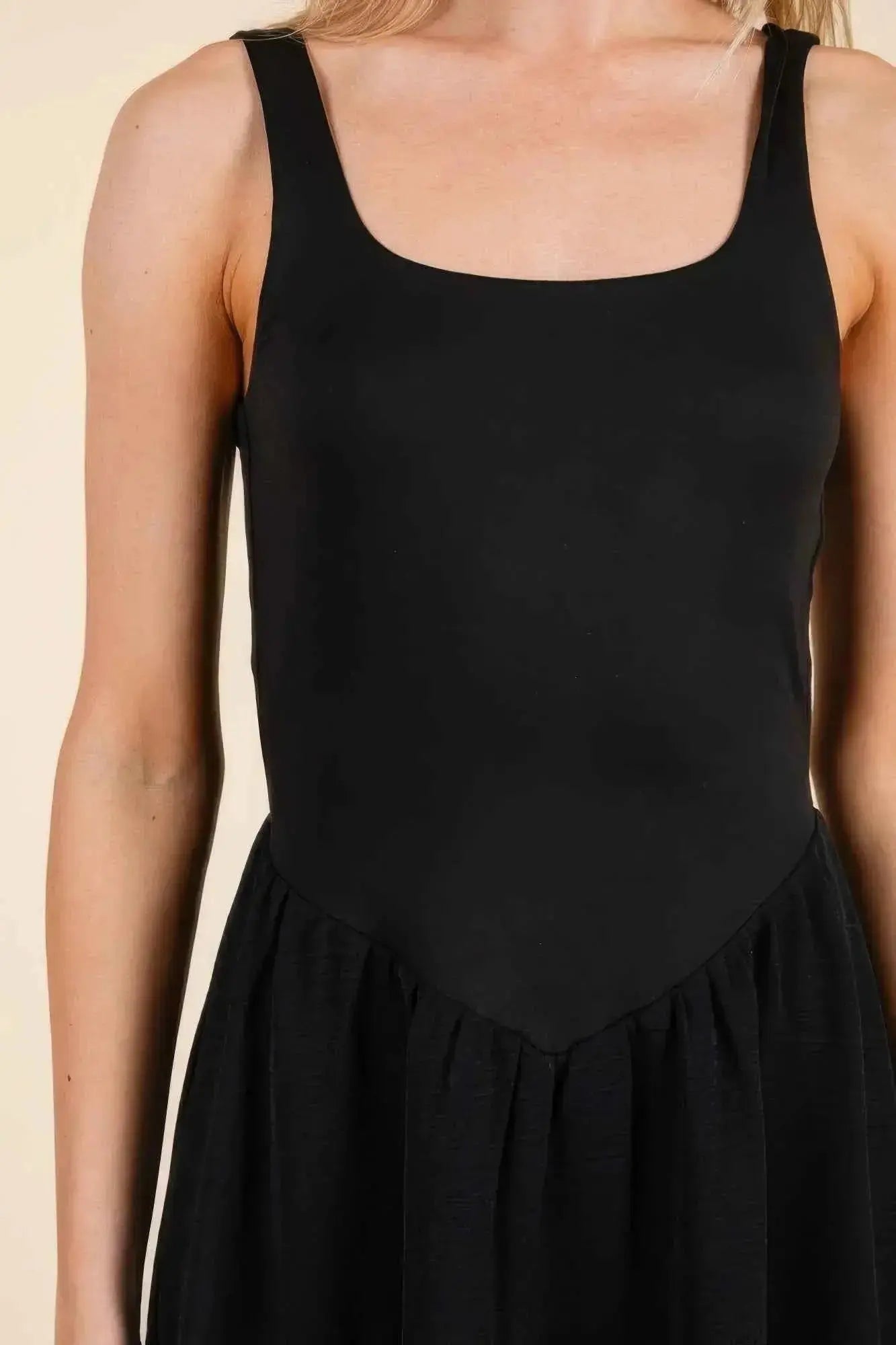 Backless Tie Mini Dress - Mr Lou’s Place