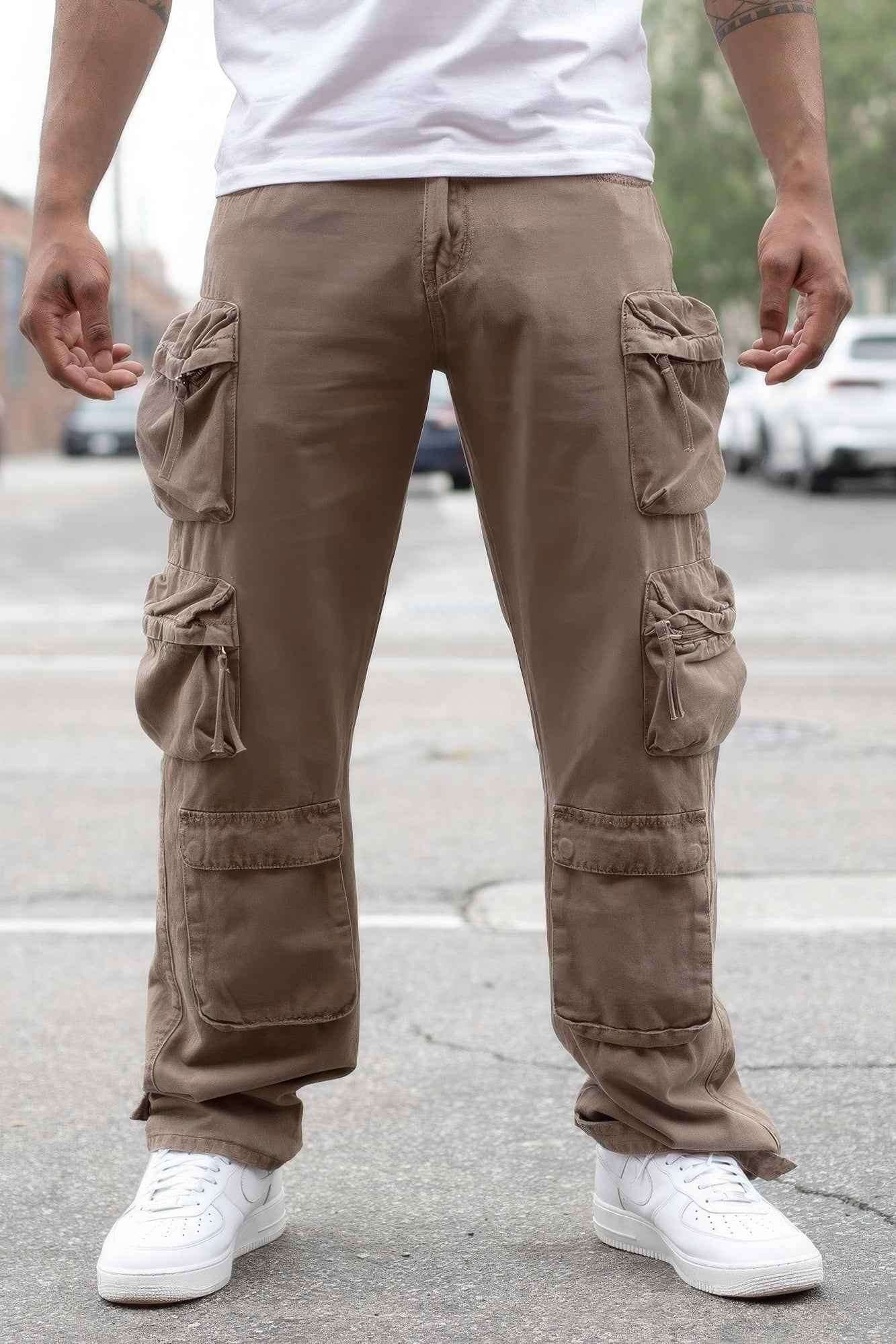 Baggy Fit Cargo Pants - Mr Lou’s Place