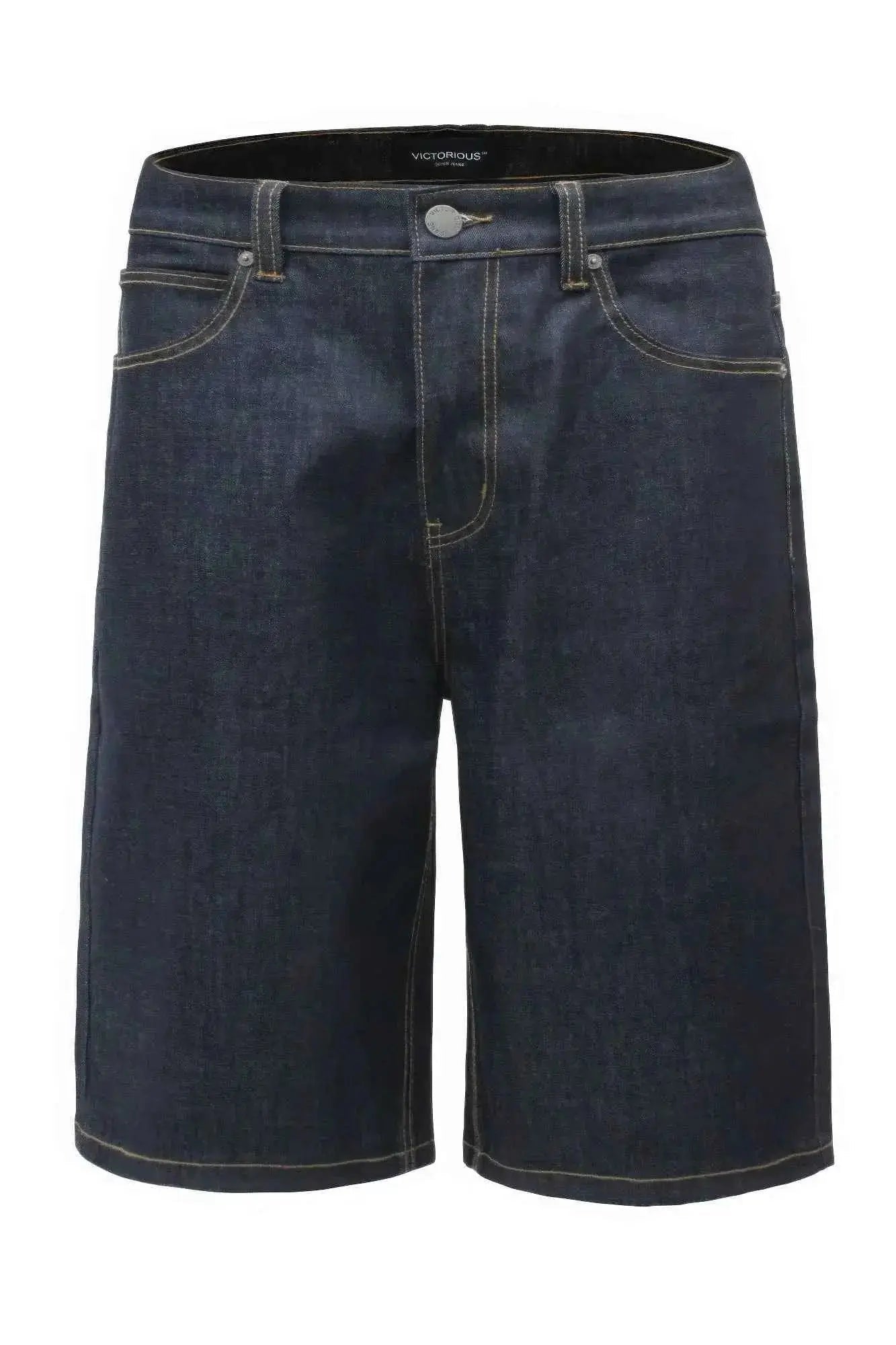 Baggy Fit Raw Denim Shorts - Mr Lou’s Place