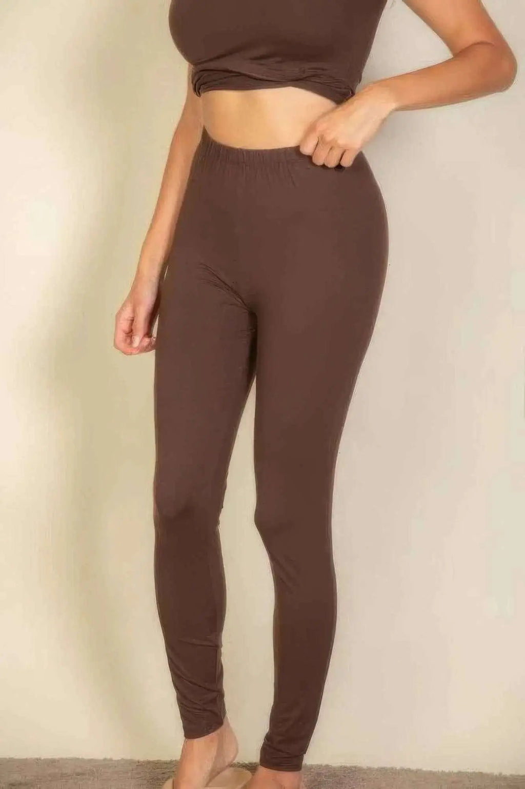 Basic Solid Leggings - Mr Lou’s Place