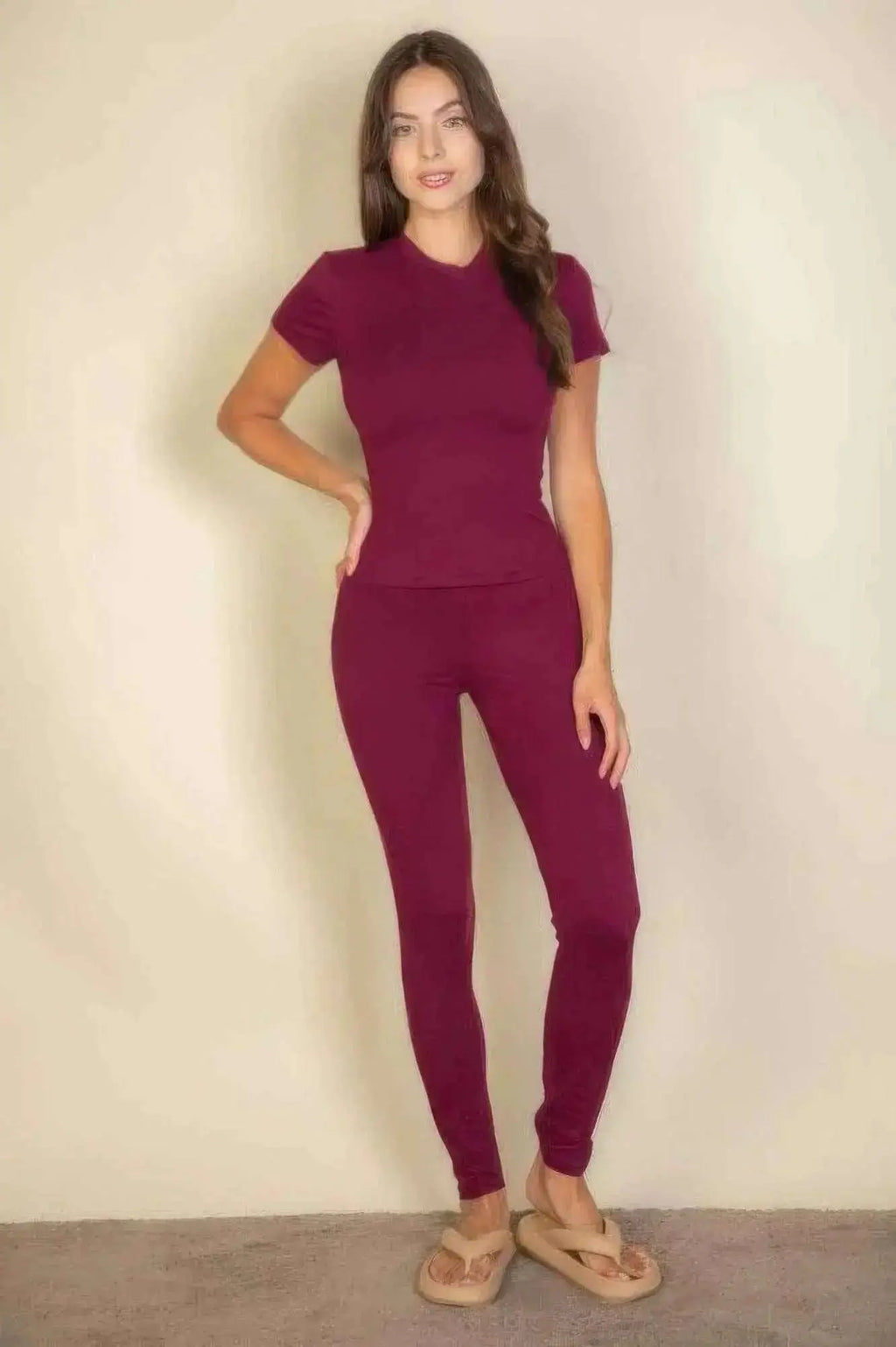 Basic Solid Leggings - Mr Lou’s Place