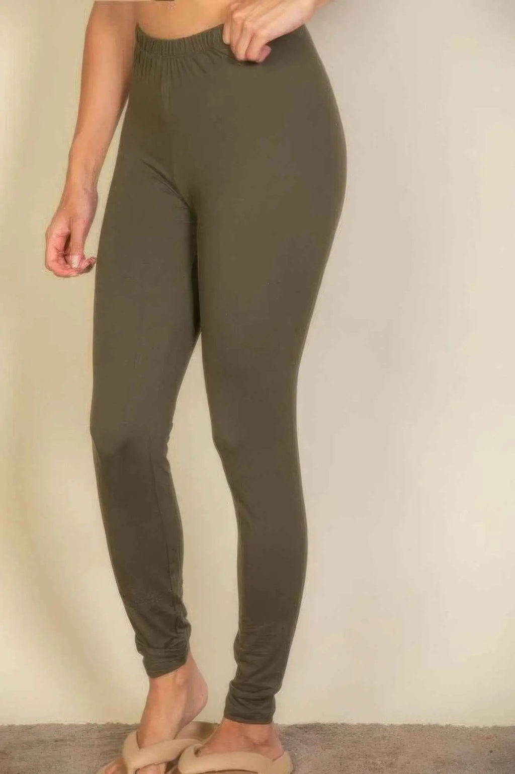 Basic Solid Leggings - Mr Lou’s Place