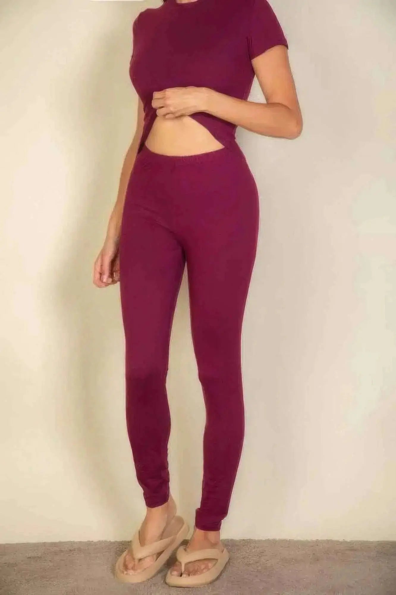 Basic Solid Leggings - Mr Lou’s Place