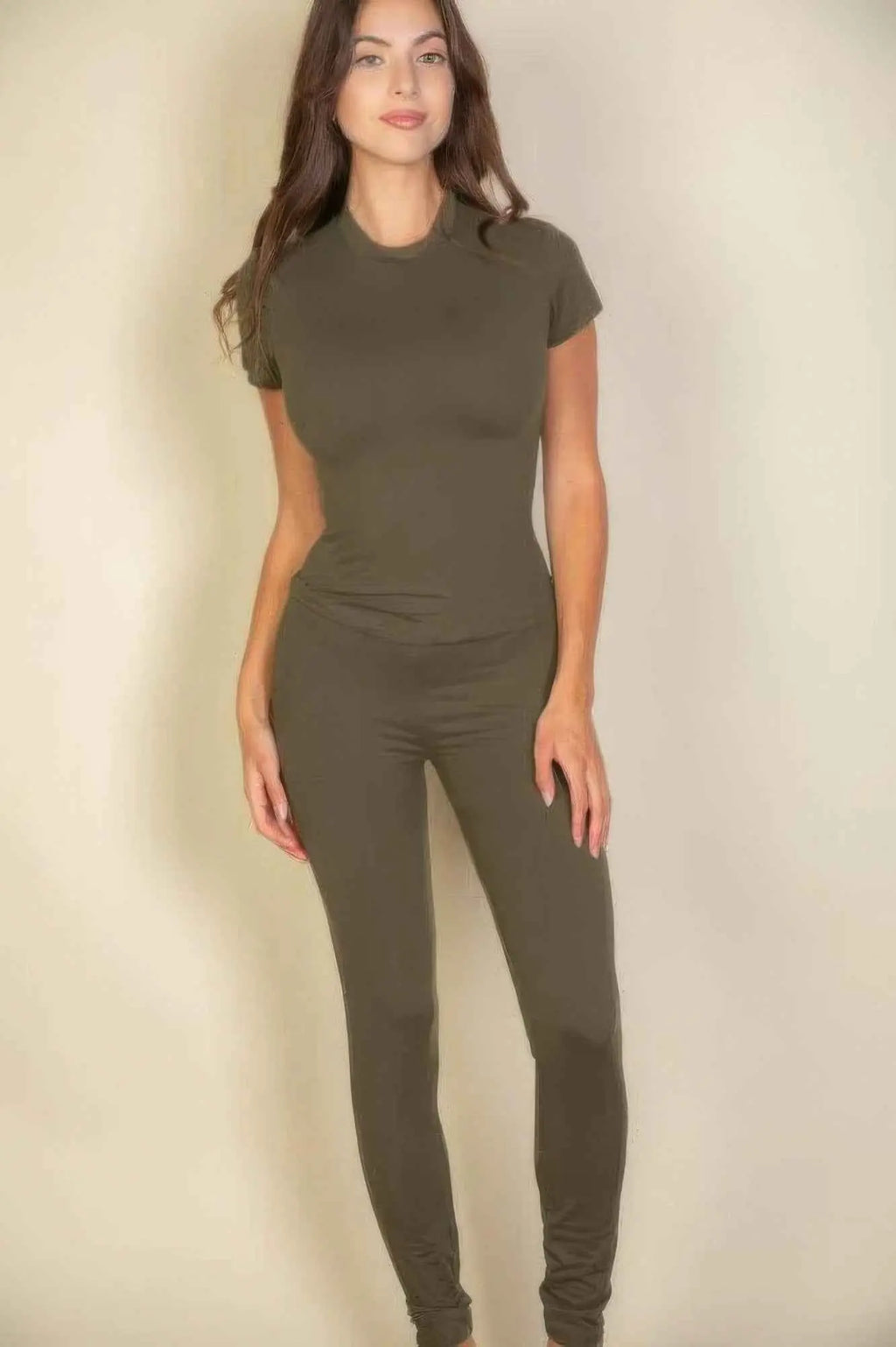 Basic Solid Leggings - Mr Lou’s Place