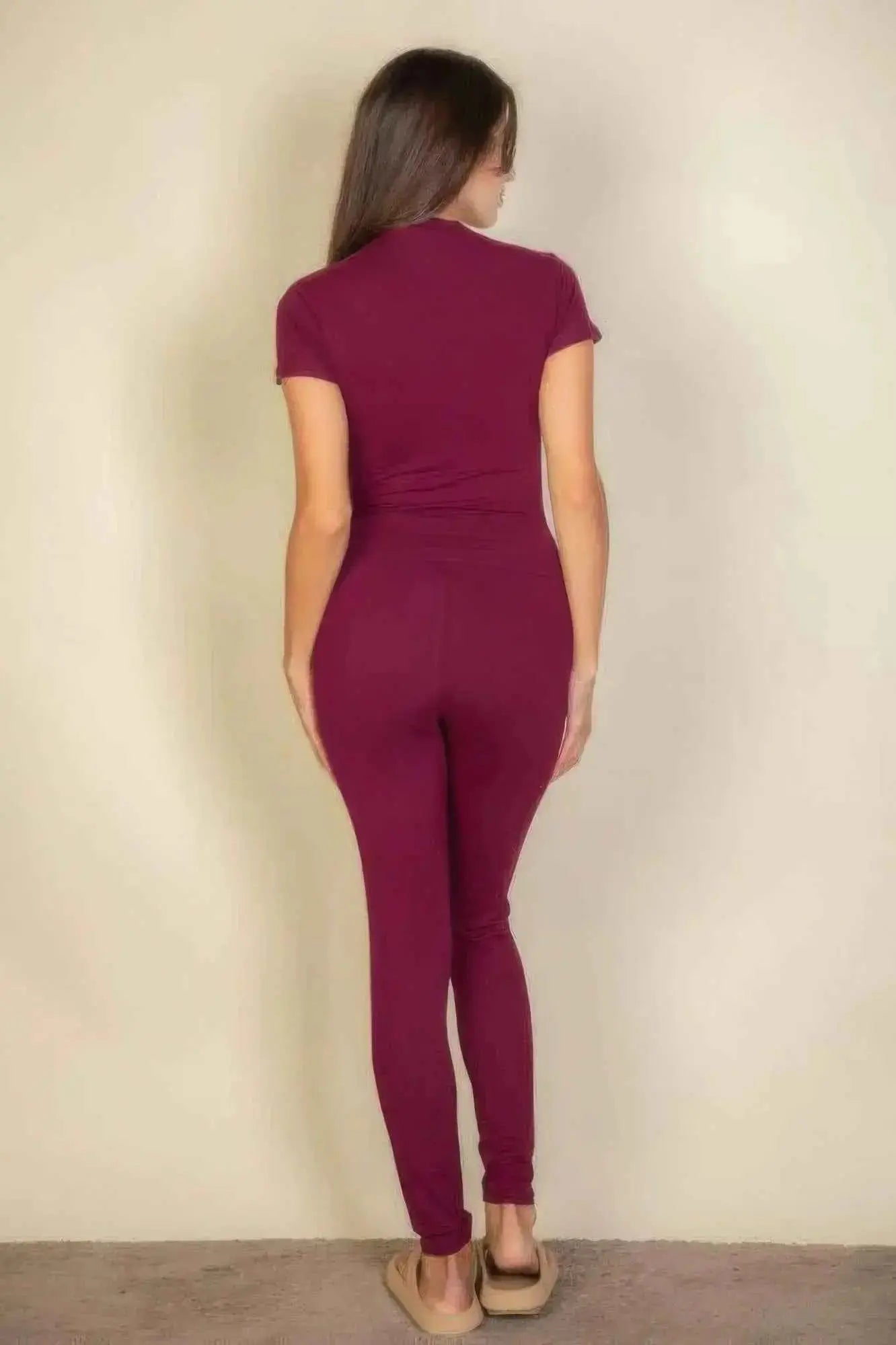 Basic Solid Leggings - Mr Lou’s Place