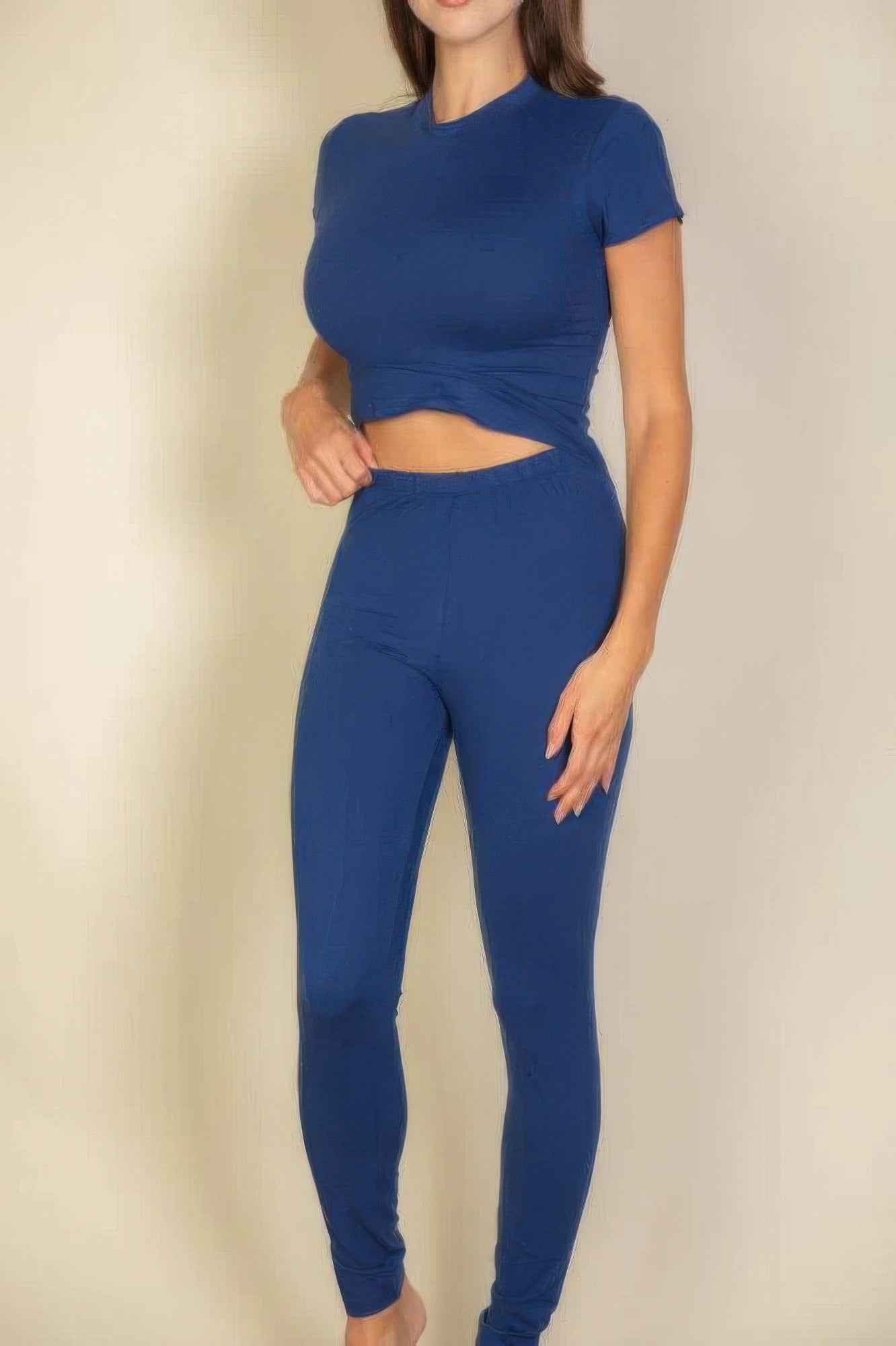 Basic Solid Leggings - Mr Lou’s Place