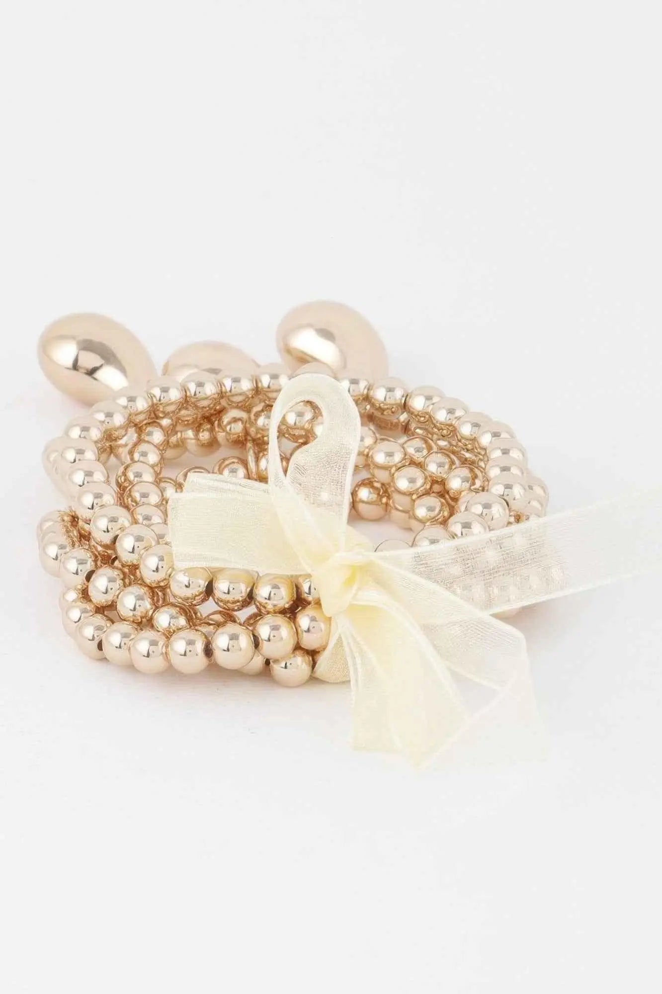 Beaded Triple Teardrop Bracelet - Mr Lou’s Place