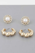 Bubbly Hoops Gold Earrings - Mr Lou’s Place