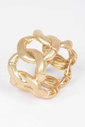Cast Metal Spring Hinge Cuff - Mr Lou’s Place