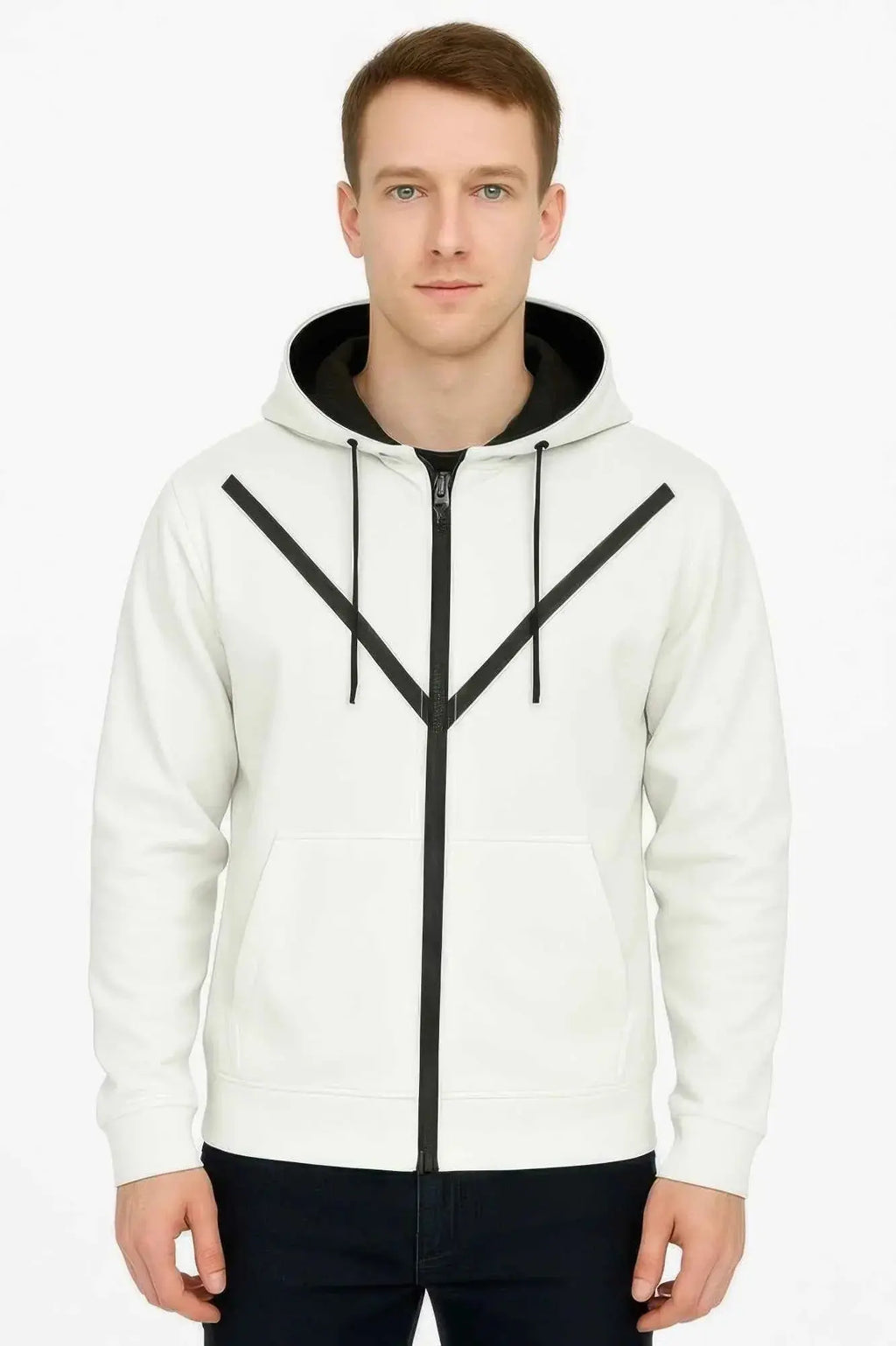Casual Full Zip Up Hoodie Sweatshirts - Mr Lou’s Place