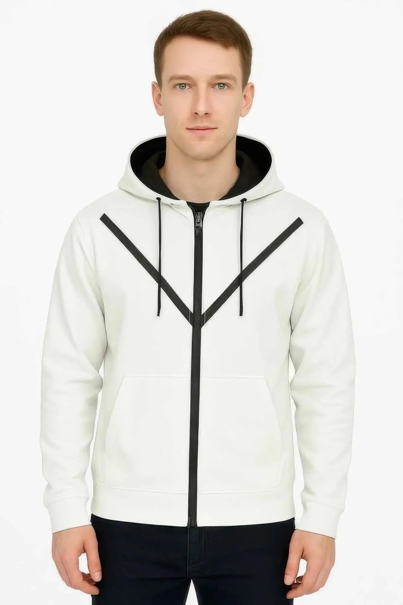 Casual Full Zip Up Hoodie Sweatshirts - Mr Lou’s Place