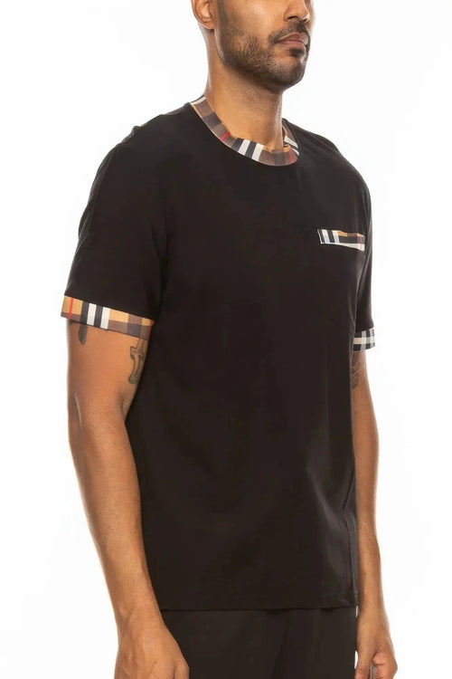 Checkered Short Sleeve Tee - Mr Lou’s Place