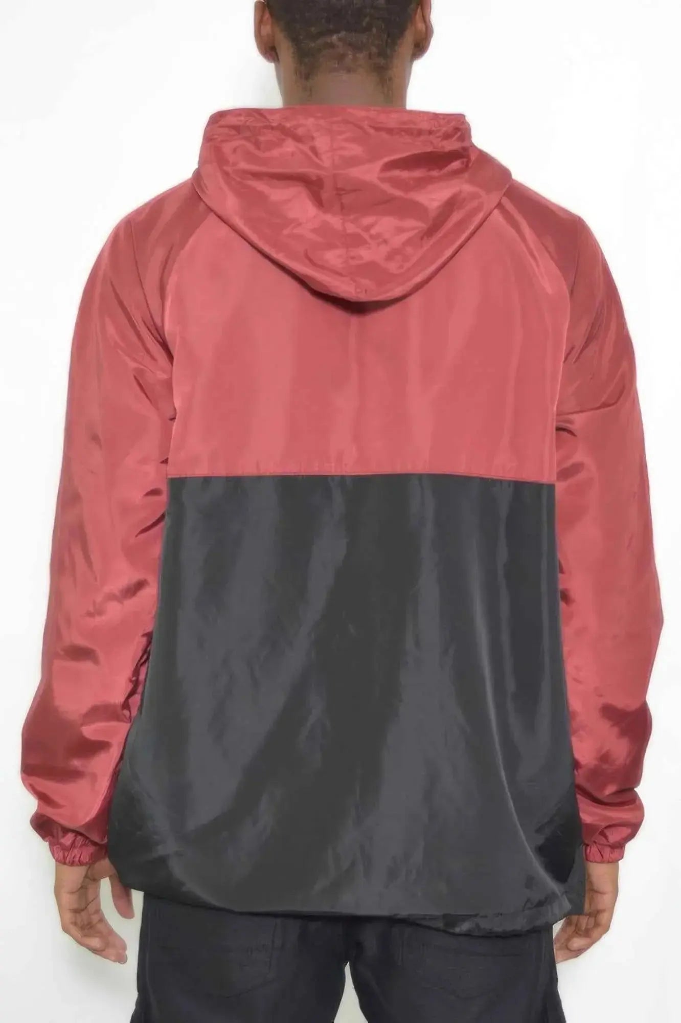 Color Block Anorak Jacket Pullover Windbreaker - Mr Lou’s Place