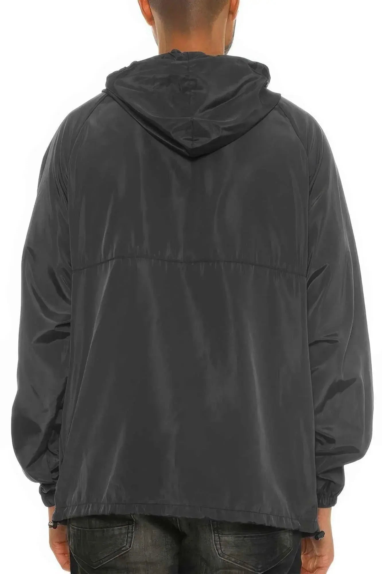 Color Block Anorak Jacket Pullover Windbreaker - Mr Lou’s Place