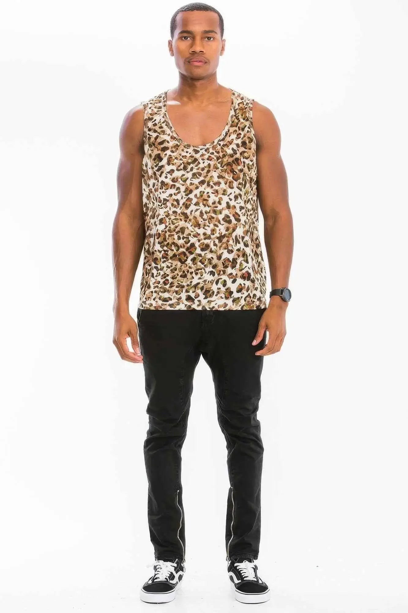 Colored Cheetah Tank Top - Mr Lou’s Place