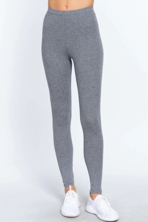 Cotton Spandex Leggings - Mr Lou’s Place