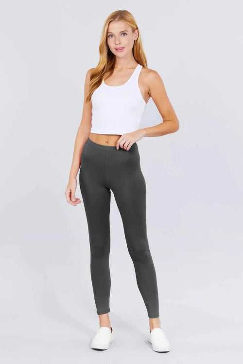 Cotton Spandex Leggings - Mr Lou’s Place