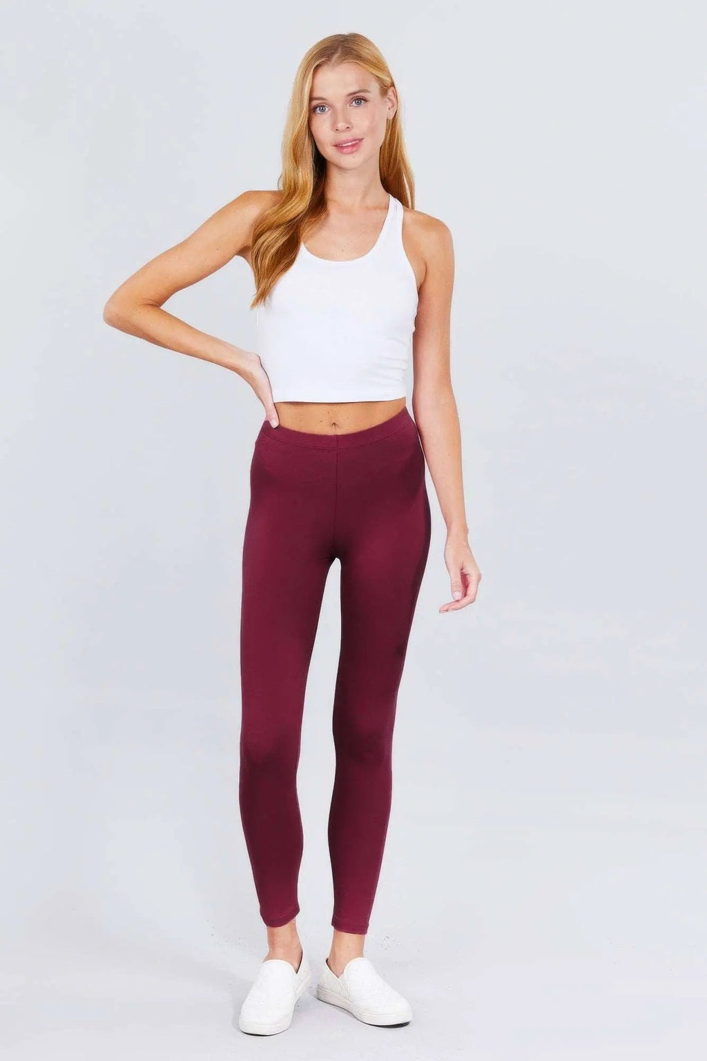 Cotton Spandex Leggings - Mr Lou’s Place