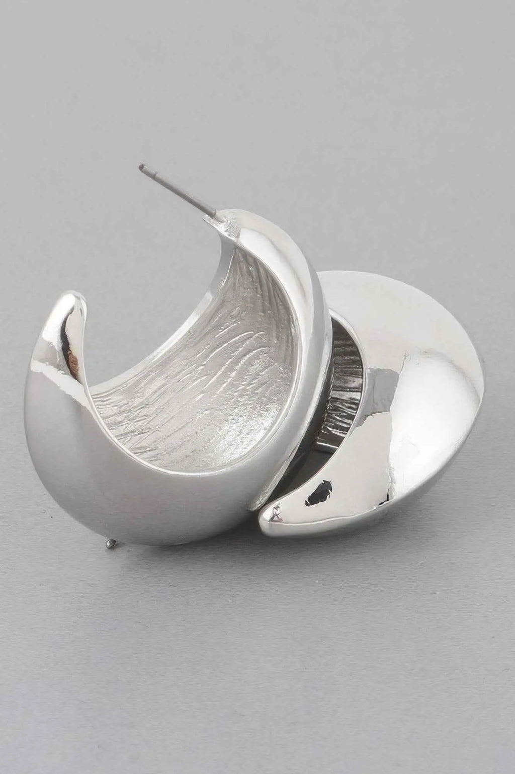 Crescent Moon Hoop Earrings - Mr Lou’s Place