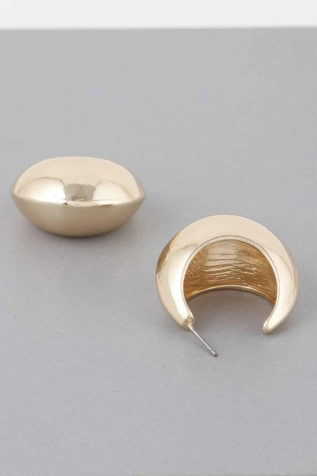 Crescent Moon Hoop Earrings - Mr Lou’s Place