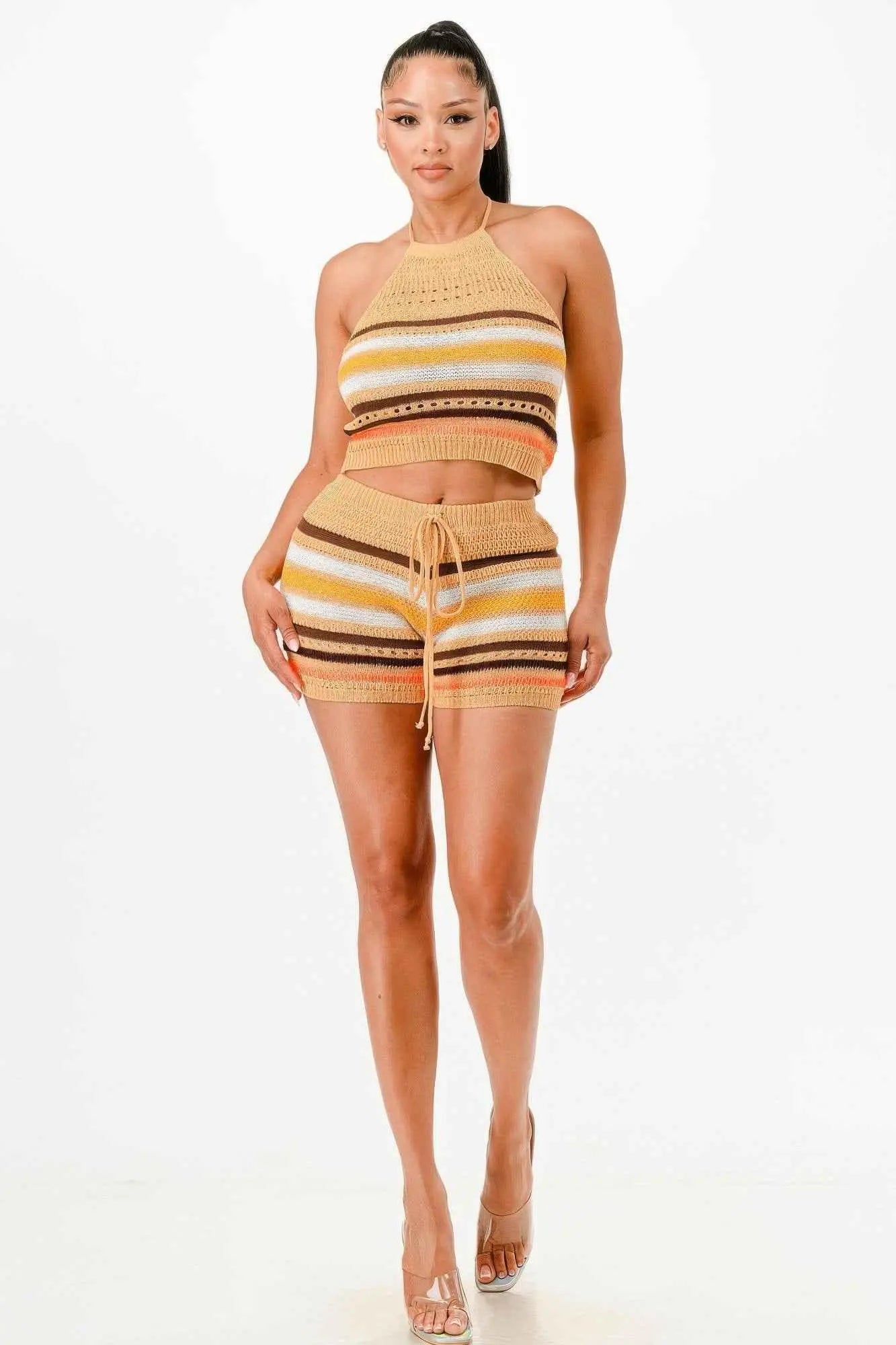 Crochet Short Set - Mr Lou’s Place