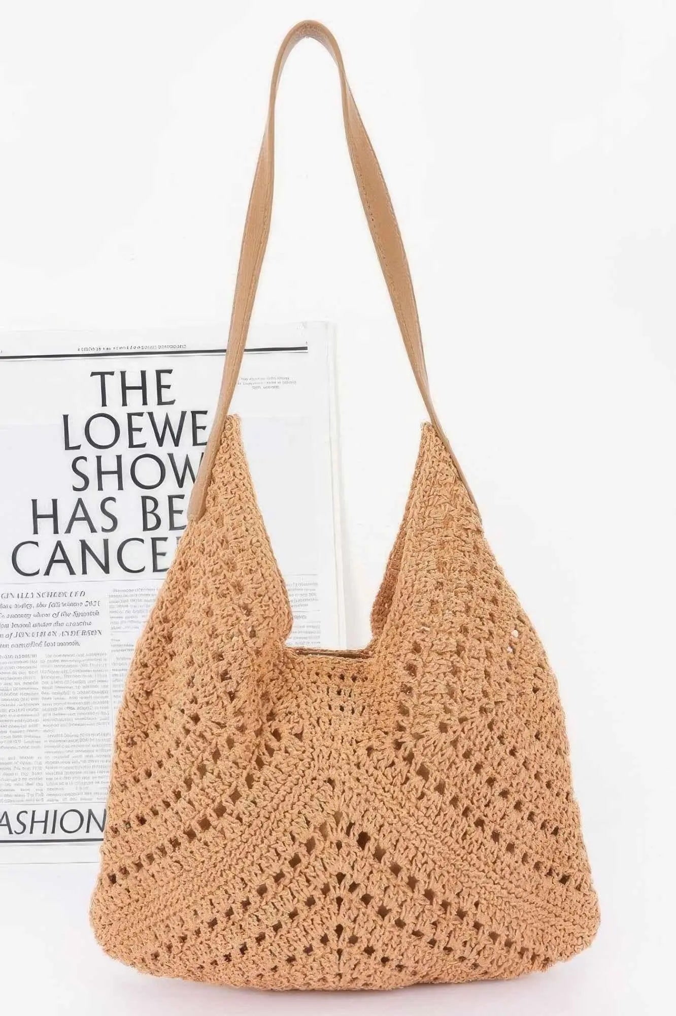 Crochet Shoulder Bag With Pouch - Mr Lou’s Place