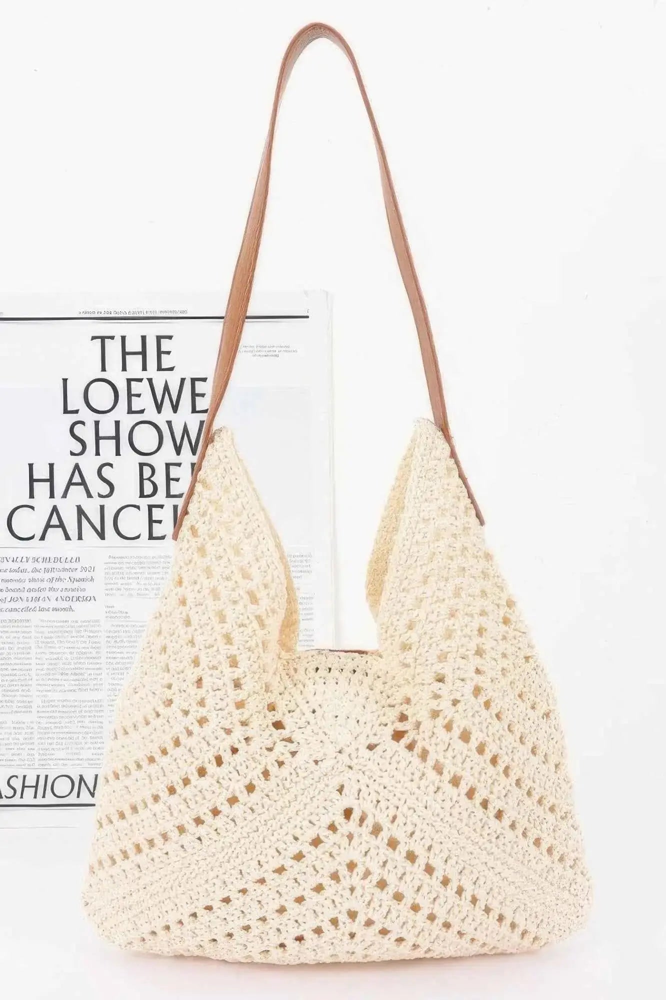 Crochet Shoulder Bag With Pouch - Mr Lou’s Place