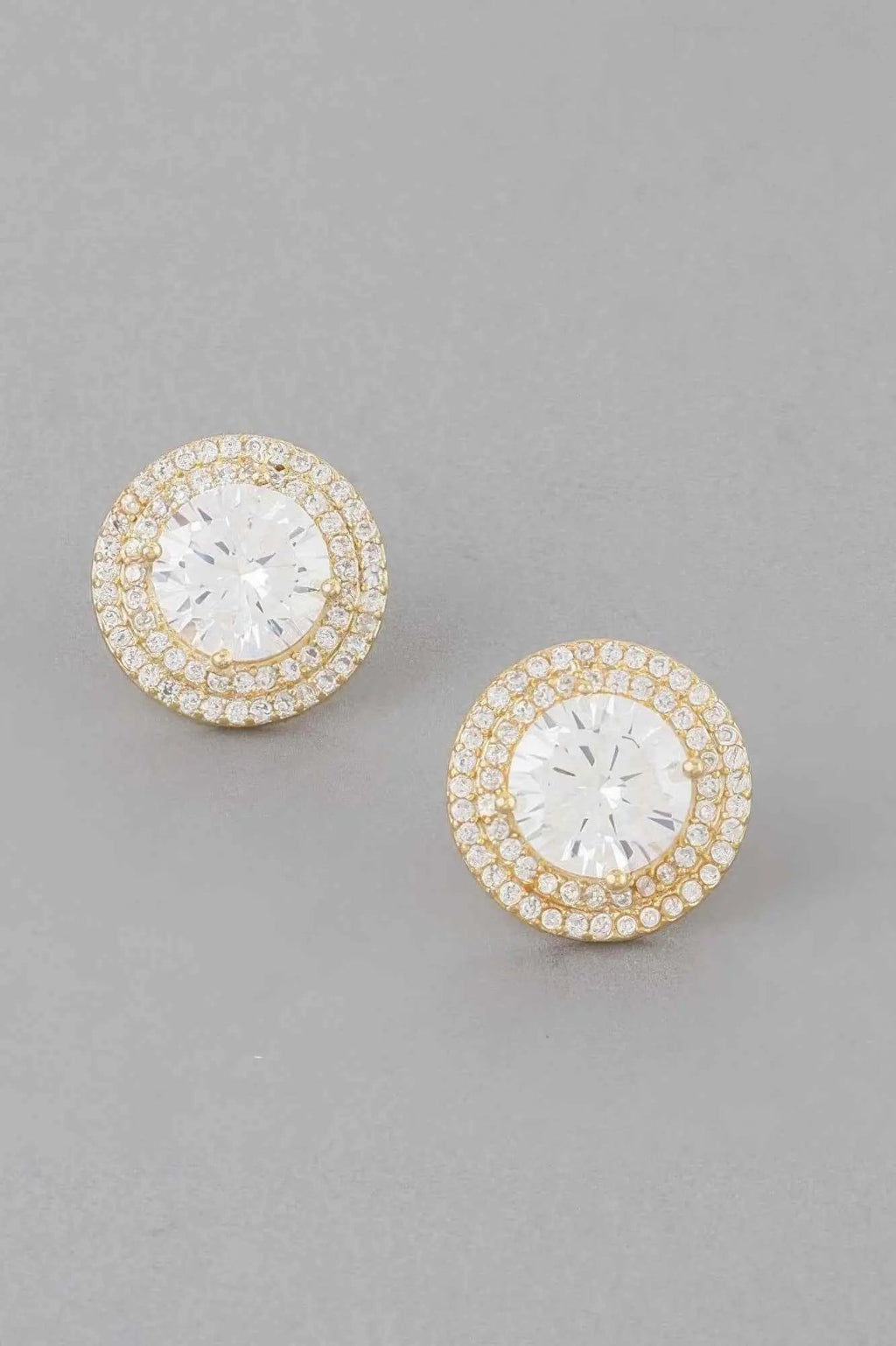 Crystal Rhinestone Stud Earrings - Mr Lou’s Place