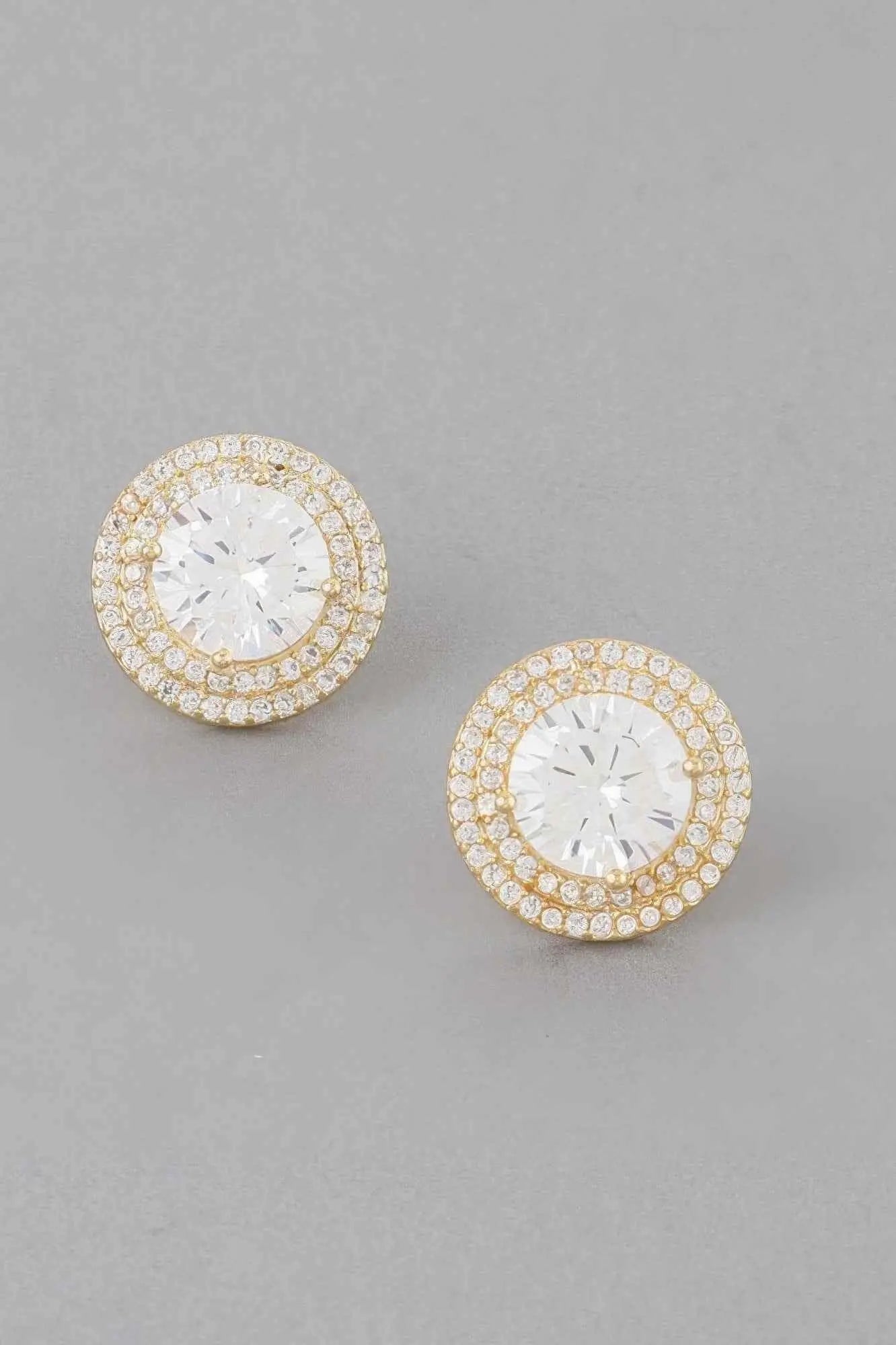 Crystal Rhinestone Stud Earrings - Mr Lou’s Place