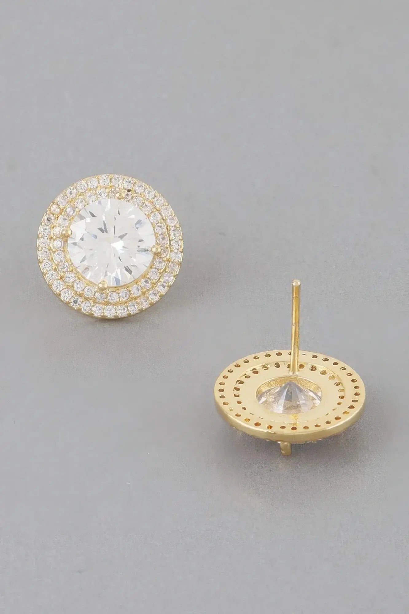 Crystal Rhinestone Stud Earrings - Mr Lou’s Place