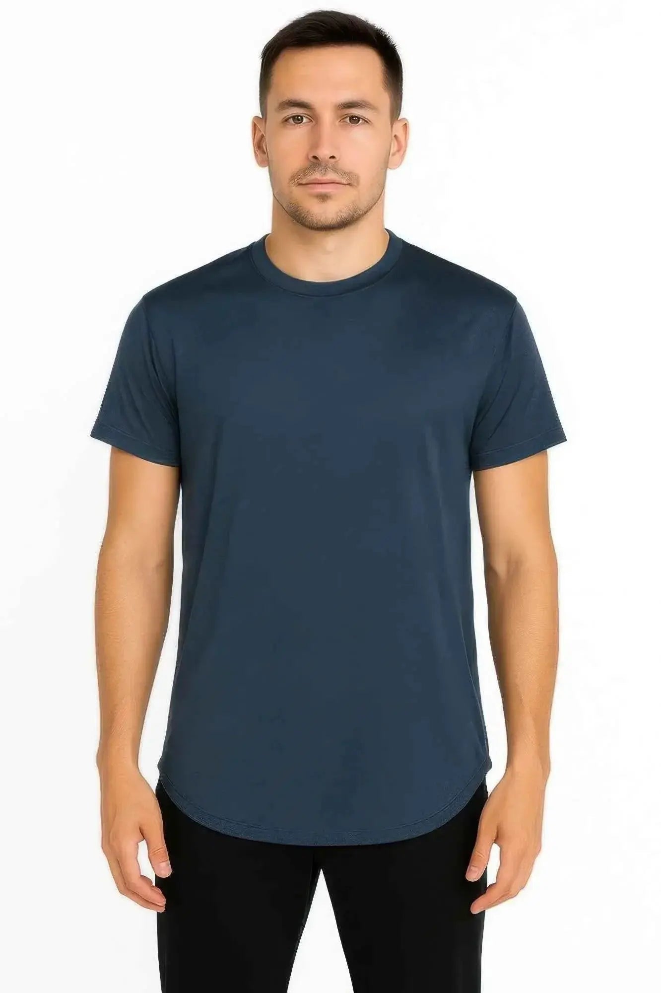 Curved Athletic Sports T-shirt - Mr Lou’s Place