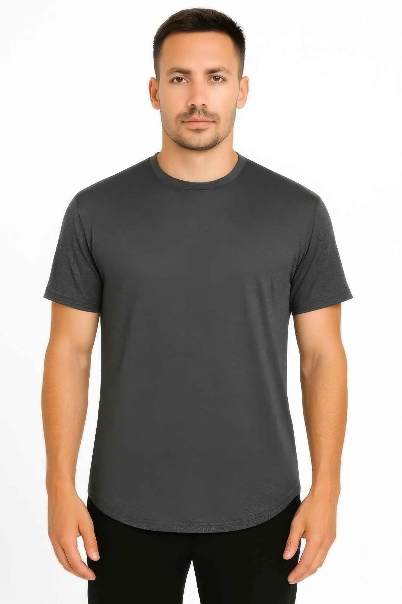 Curved Athletic Sports T-shirt - Mr Lou’s Place