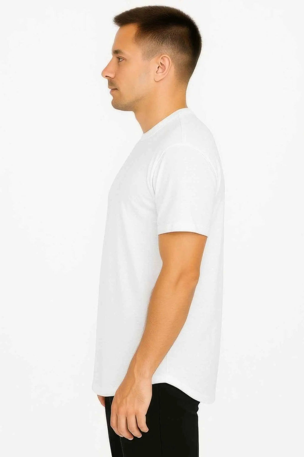 Curved Athletic Sports T-shirt - Mr Lou’s Place