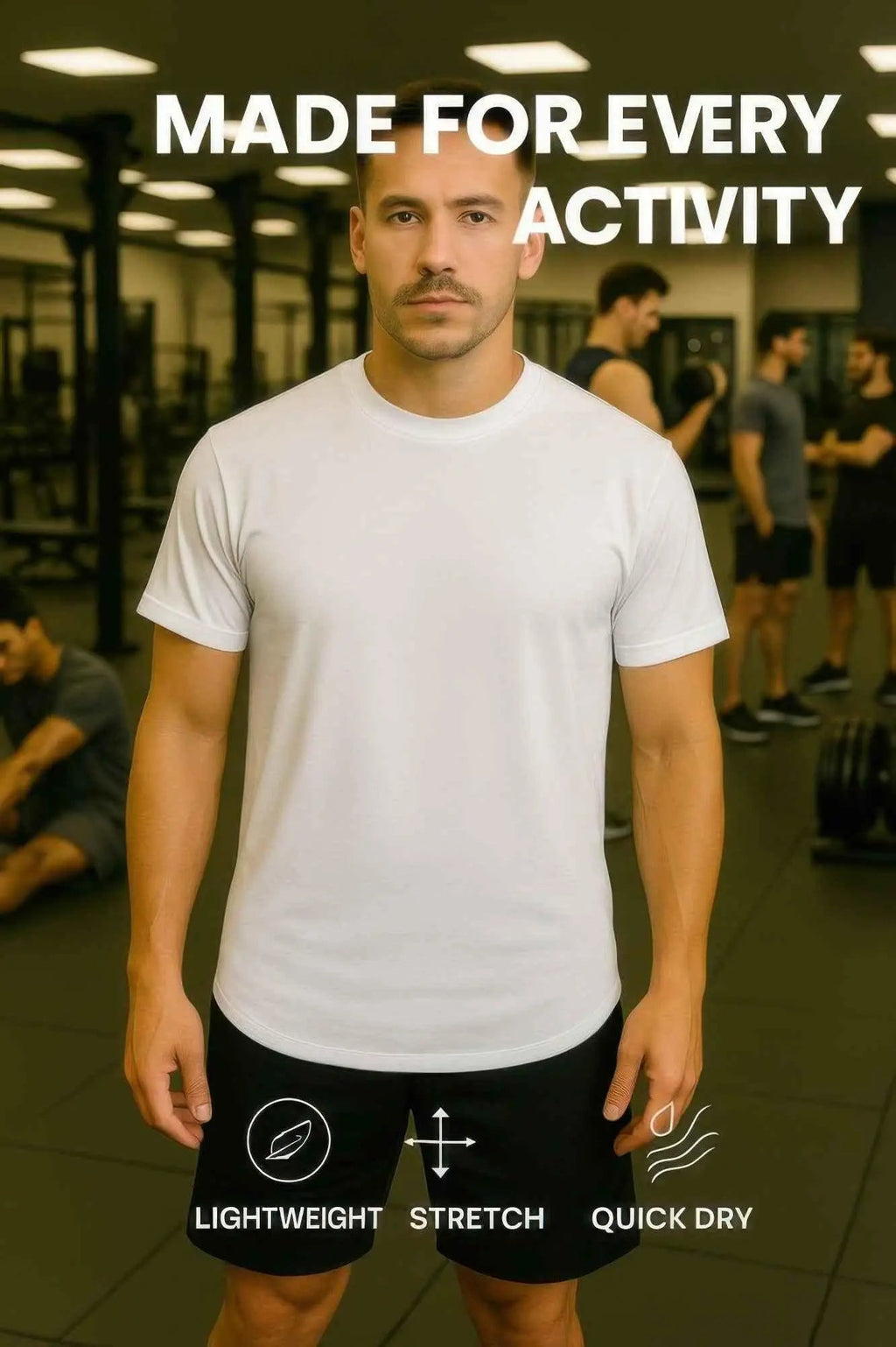 Curved Athletic Sports T-shirt - Mr Lou’s Place