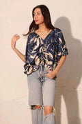 Dreaming Lily Satin Drawstring Dolman Top - Mr Lou’s Place