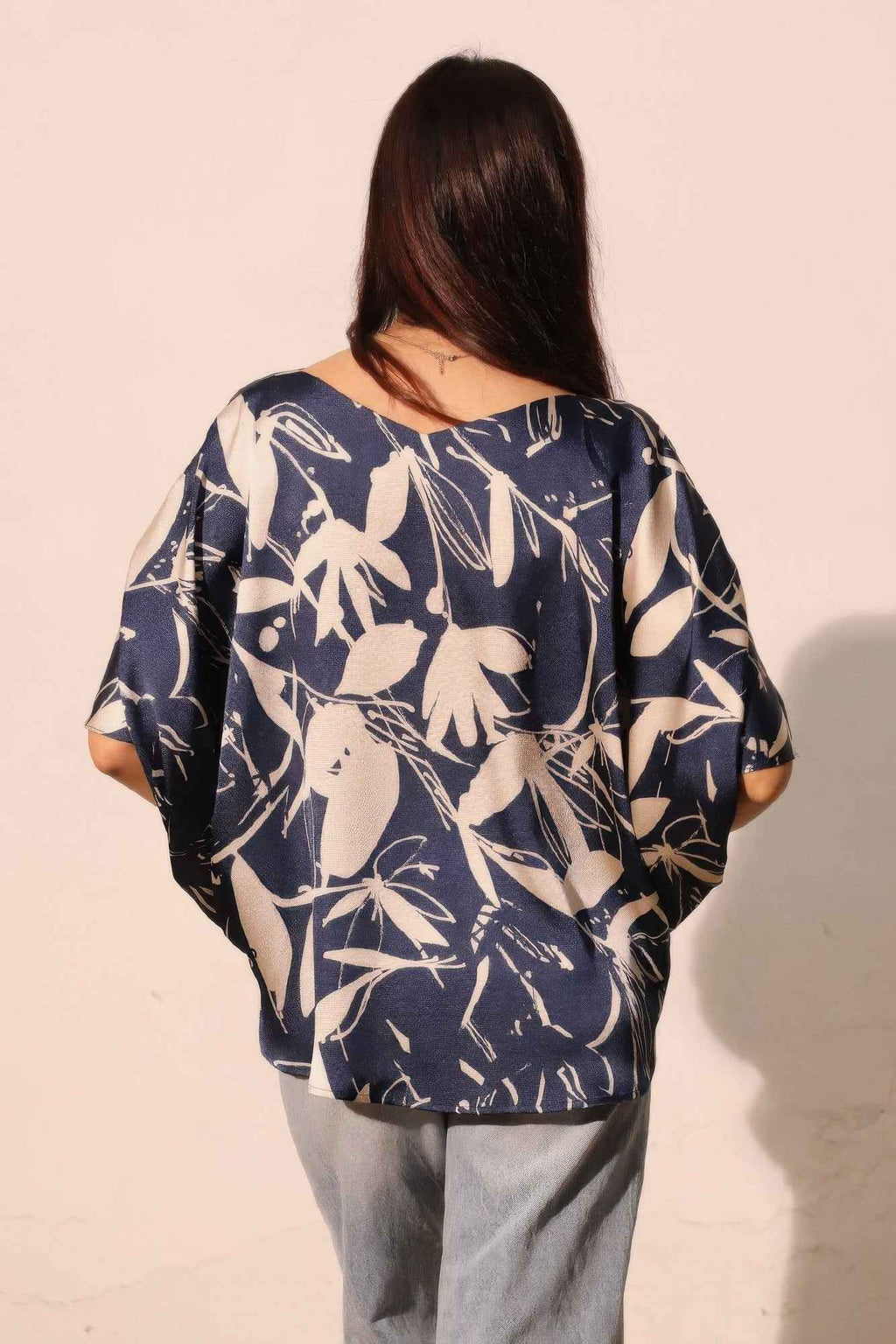 Dreaming Lily Satin Drawstring Dolman Top - Mr Lou’s Place