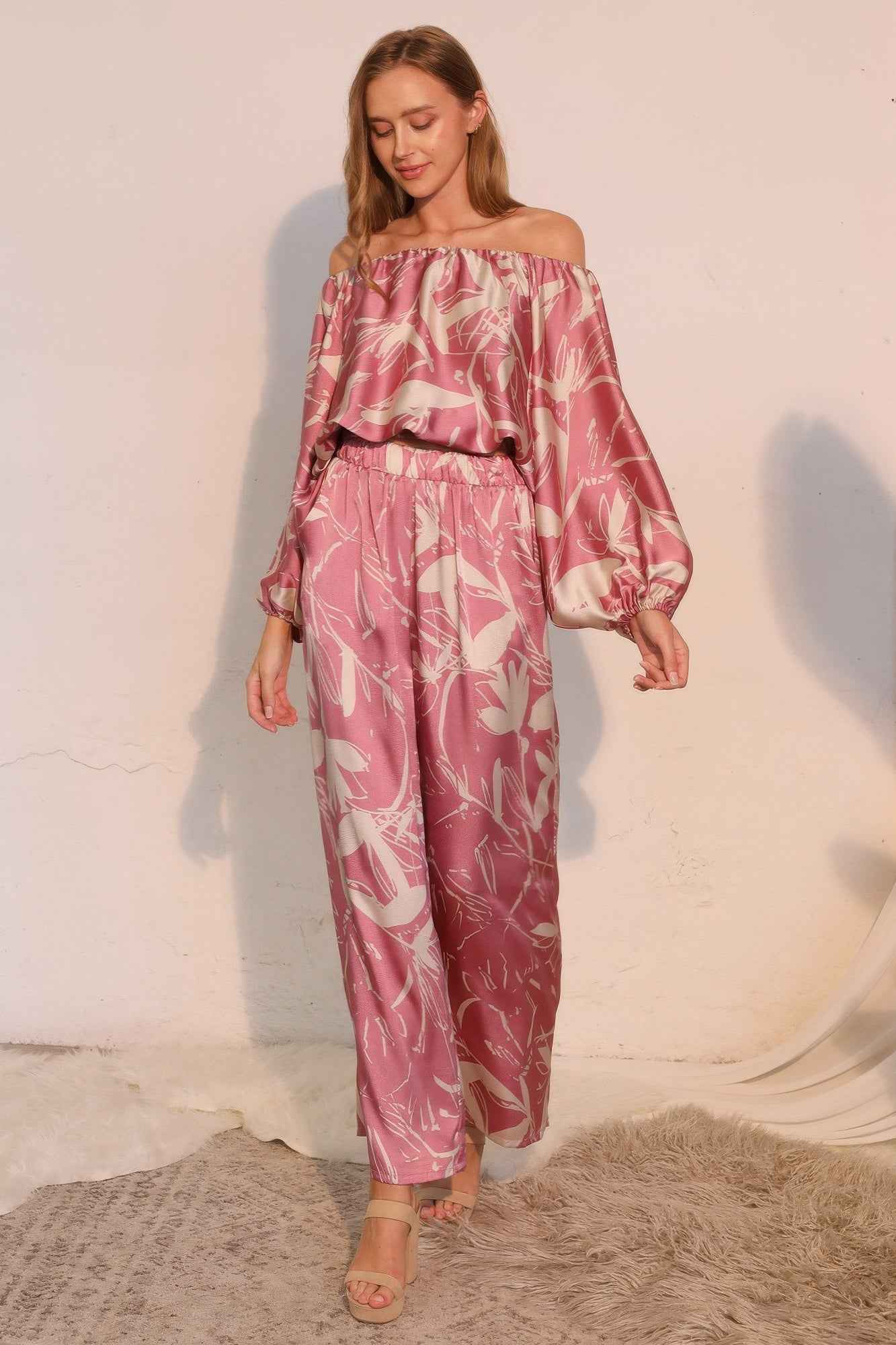 Dreaming Lily Satin Pocket Pants - Mr Lou’s Place