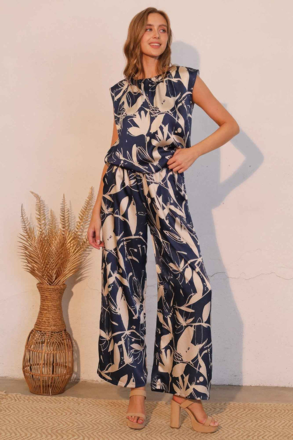 Dreaming Lily Satin Pocket Pants - Mr Lou’s Place