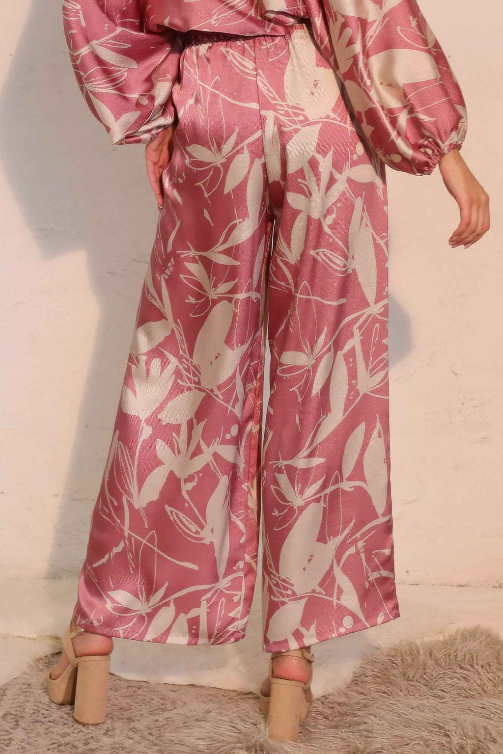 Dreaming Lily Satin Pocket Pants - Mr Lou’s Place