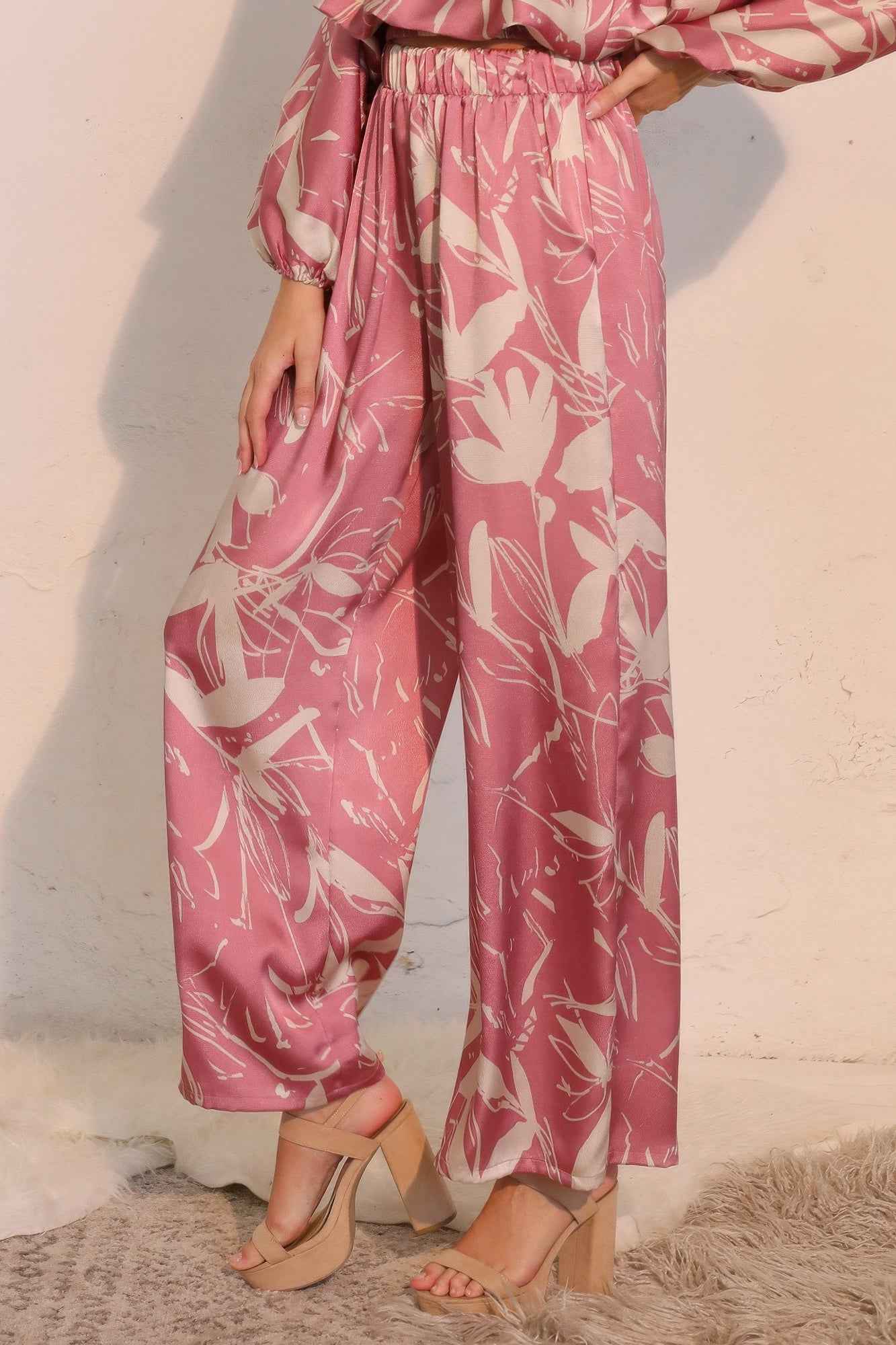 Dreaming Lily Satin Pocket Pants - Mr Lou’s Place