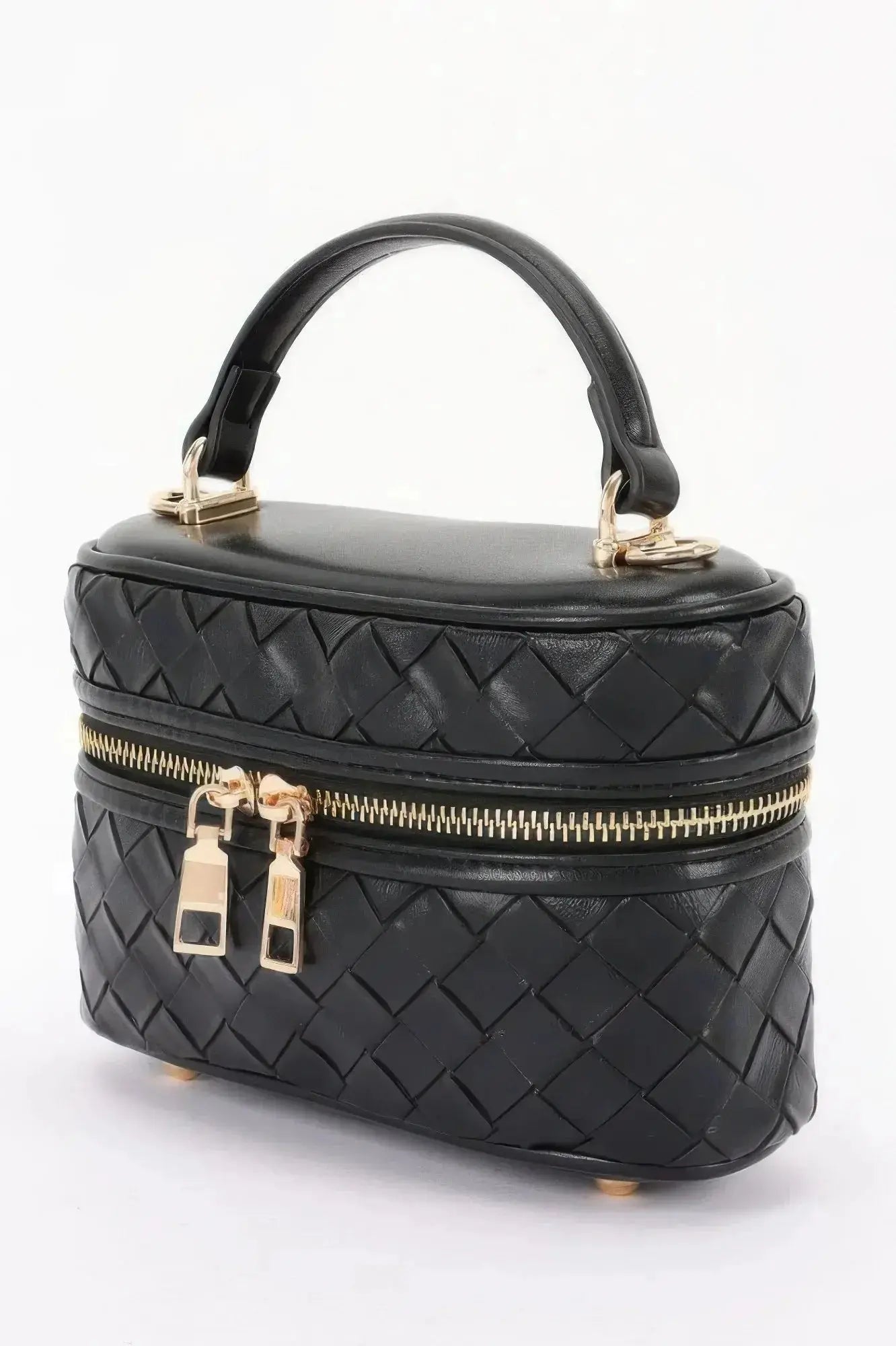 Embossed Vegan Leather Vanity Bag - Mr Lou’s Place