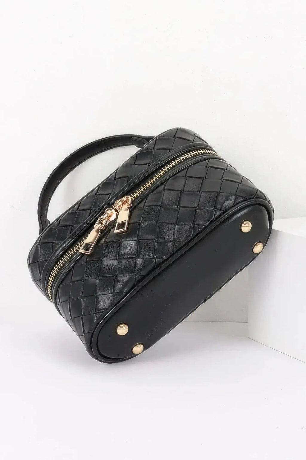 Embossed Vegan Leather Vanity Bag - Mr Lou’s Place