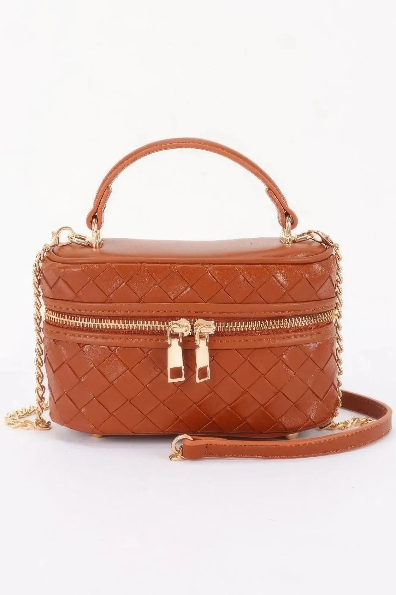 Embossed Vegan Leather Vanity Bag - Mr Lou’s Place