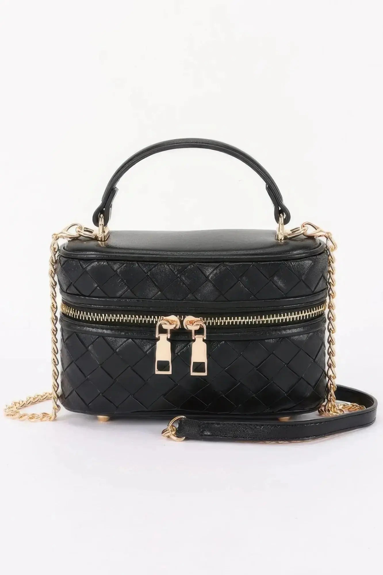 Embossed Vegan Leather Vanity Bag - Mr Lou’s Place