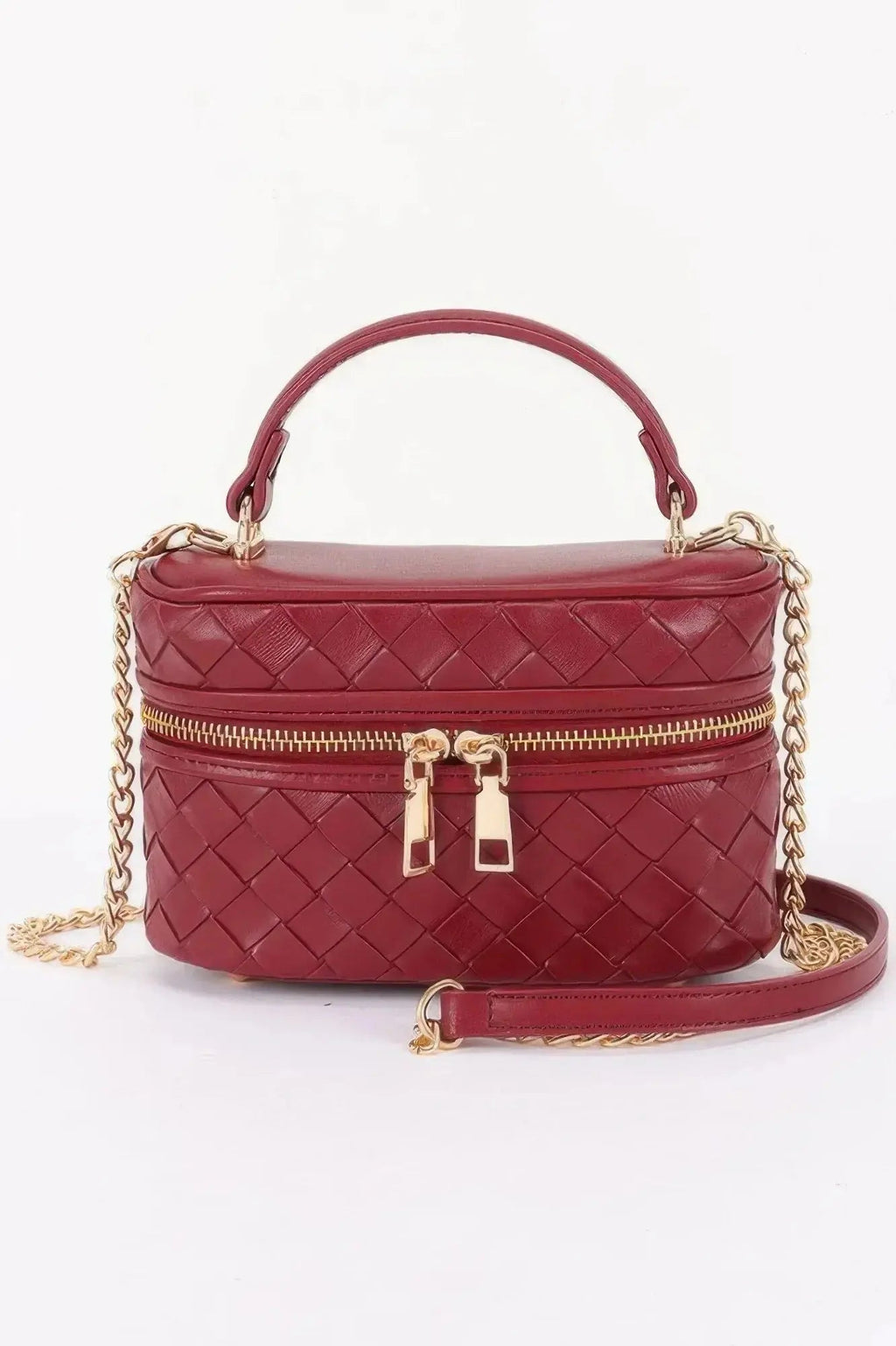 Embossed Vegan Leather Vanity Bag - Mr Lou’s Place
