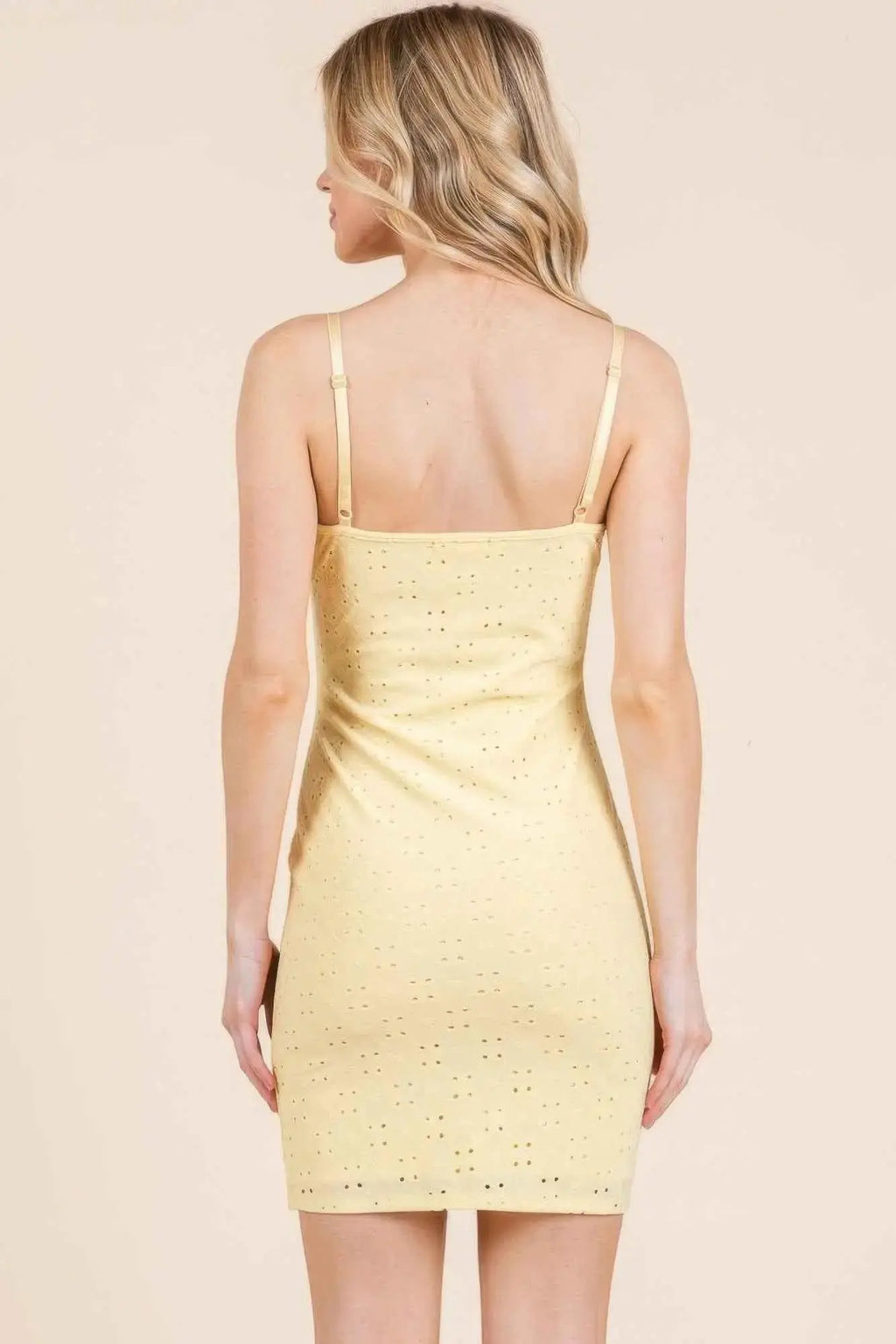 Eyelet Mini Dress - Mr Lou’s Place