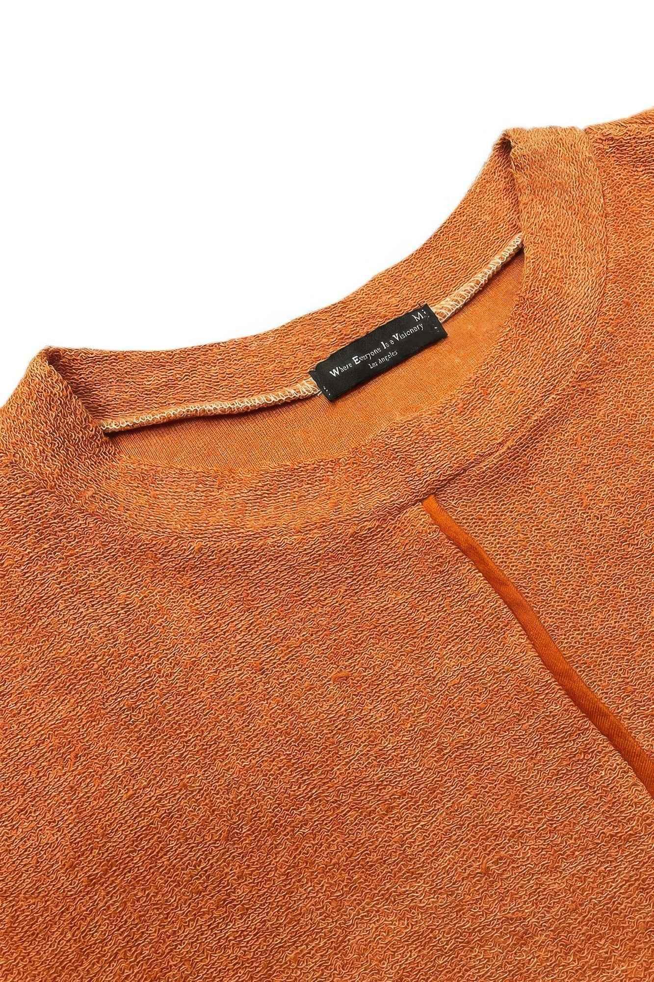 French Terry Raw Cut Tshirt - Mr Lou’s Place