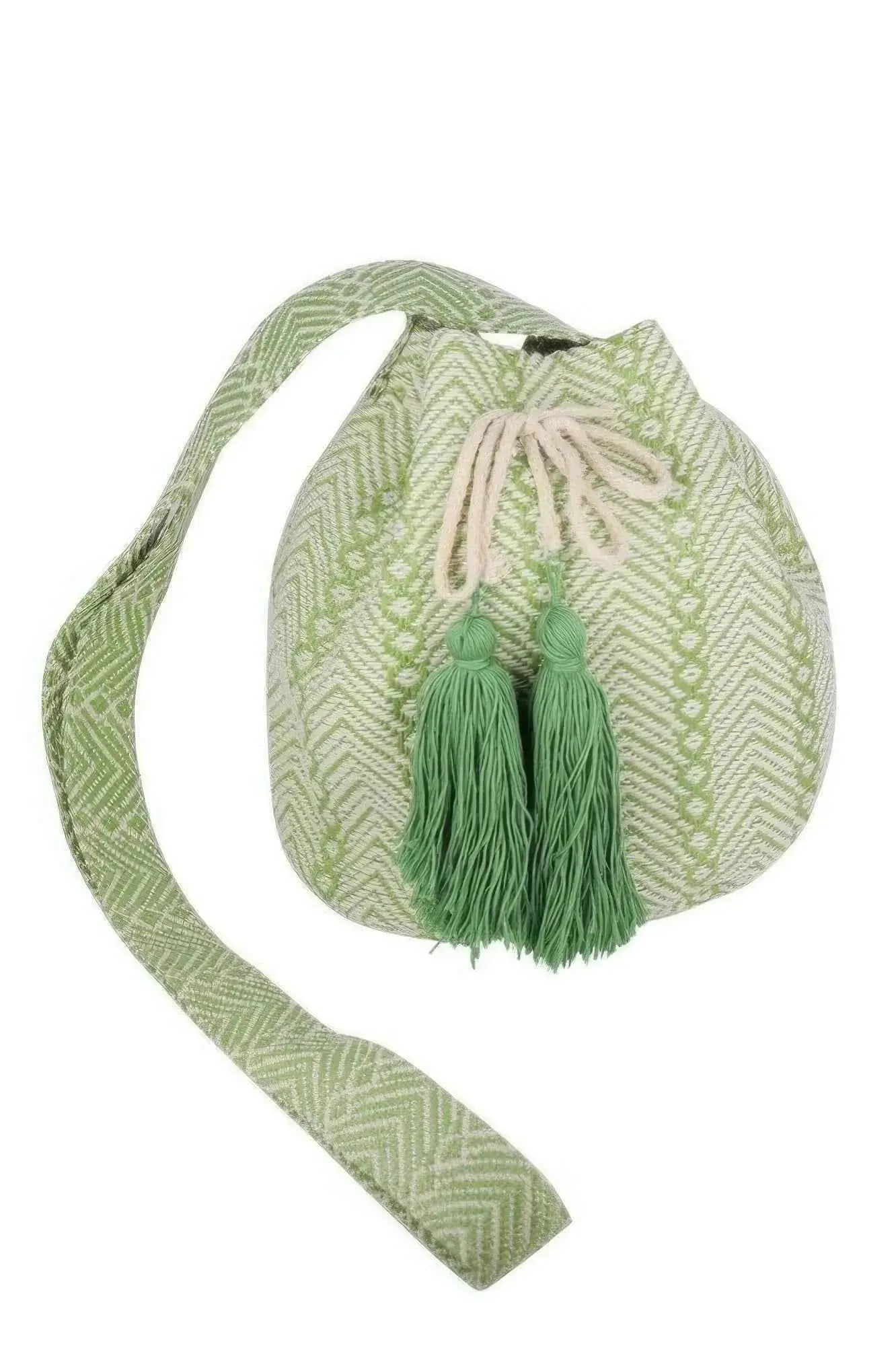 Geometric Pattern Bucket Bag - Mr Lou’s Place